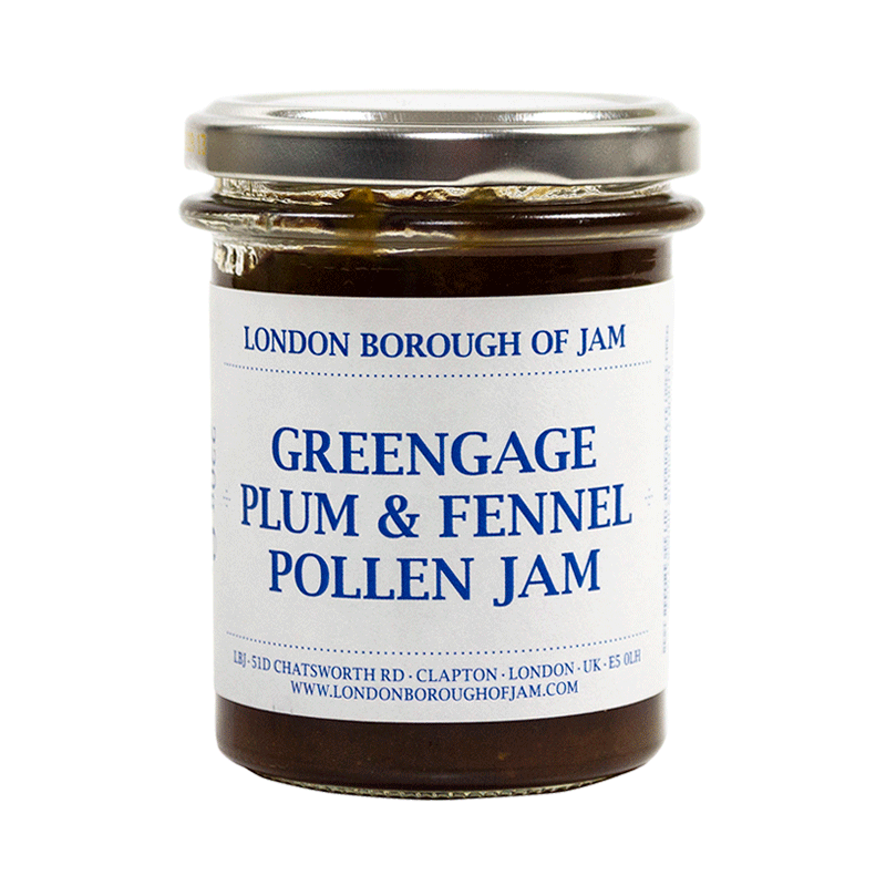Greengage plum & fennel pollen jam